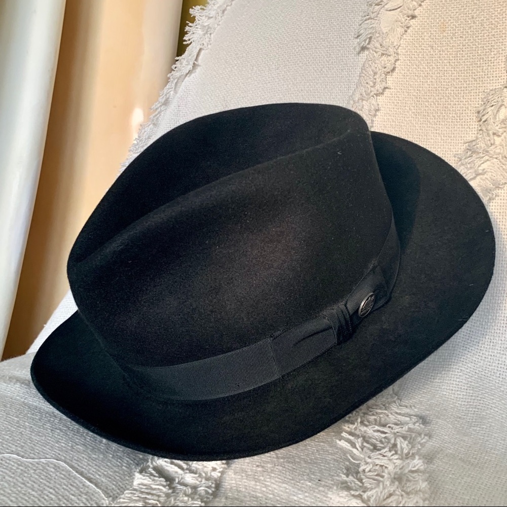Stetson Hat Sovereign black wool hat 7 3/8